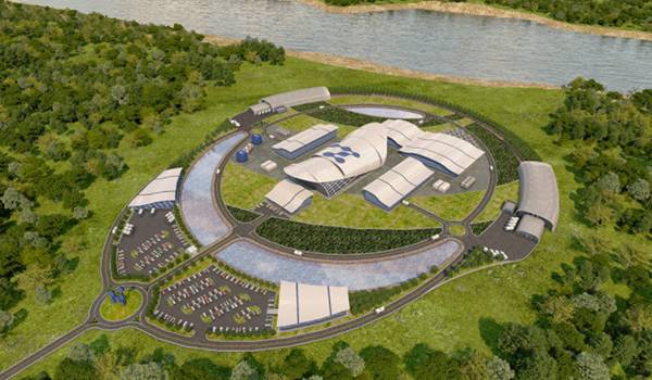 뉴스케일파워의 SMR 단지 조감도. 사진 제공=뉴스케일파워