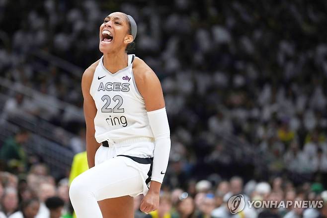 WNBA 라스베이거스 에이자 윌슨 [AP=연합뉴스]