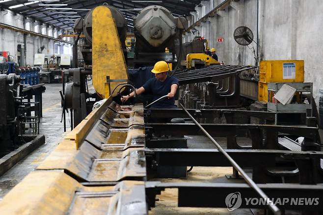 멕시코 철강 노동자 [AFP 연합뉴스 자료사진. 재판매 및 DB금지]