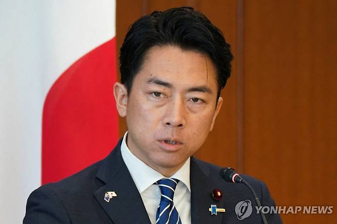 고이즈미 신지로 일본 방위상 [로이터 연합뉴스 자료사진. 재판매 및 DB 금지]