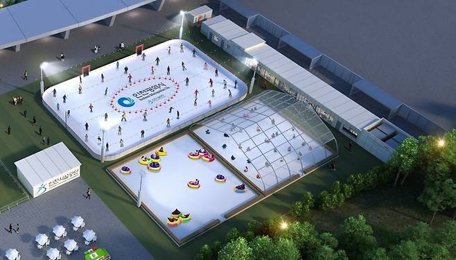 인천아시아드 스케이트장 조감도. 제공=인천시
