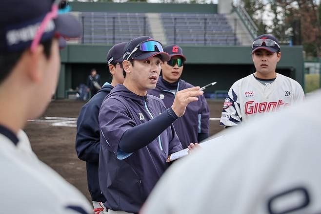 롯데자이언츠 조재영 신임 작전·주루 코치. /사진=롯데자이언츠
