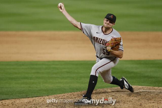 애리조나 다이아몬드백스 시절의 제레미 비슬리./게티이미지코리아
