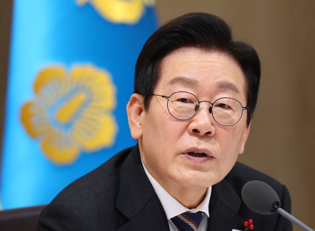 ▲이재명 대통령이 지난 9일 서울 용산 대통령실에서 열린 국무회의에서 발언하고 있다. ⓒ연합뉴스