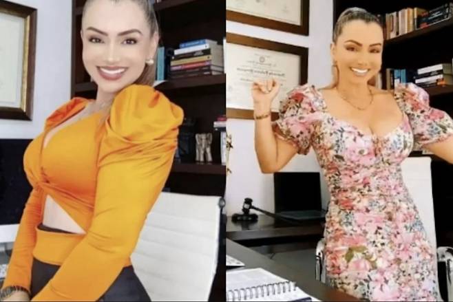 콜롬비아의 마리아넬라 카브레라 모스퀘라(47) 판사가 소셜미디어(SNS)에 ‘섹시 댄스’ 등의 영상과 사진을 다수 올렸다는 이유로 징계 위기에 놓였다. 자료 : 마리아넬라 카브레라 모스퀘라 인스타그램