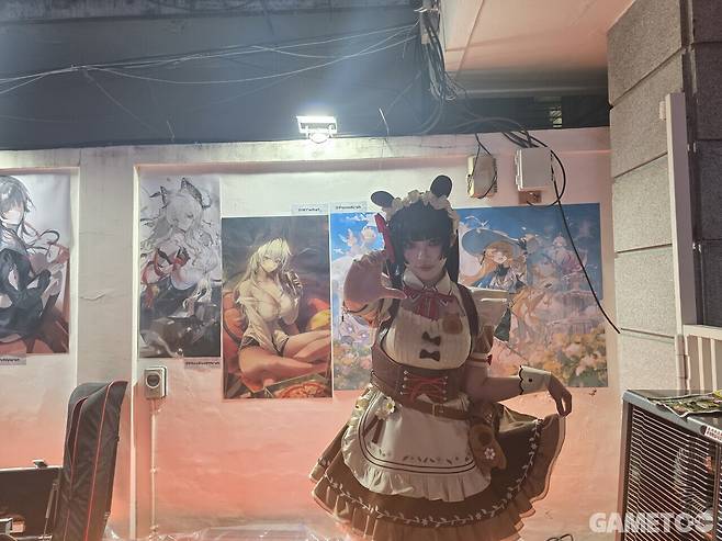 마스코트인 치사도 함께했다 (사진= 서동규 객원기자)