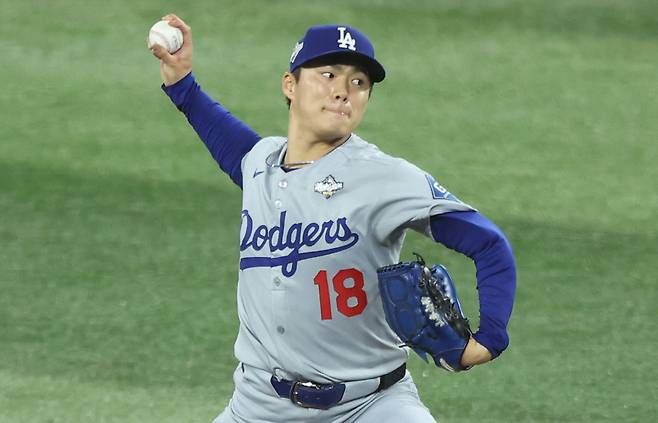 LA 다저스 야마모토가 내년 3월 열리는 WBC에 출전할 것으로 보인다. 2023년에 이어 2개 대회 연속 출전이다. UPI연합뉴스