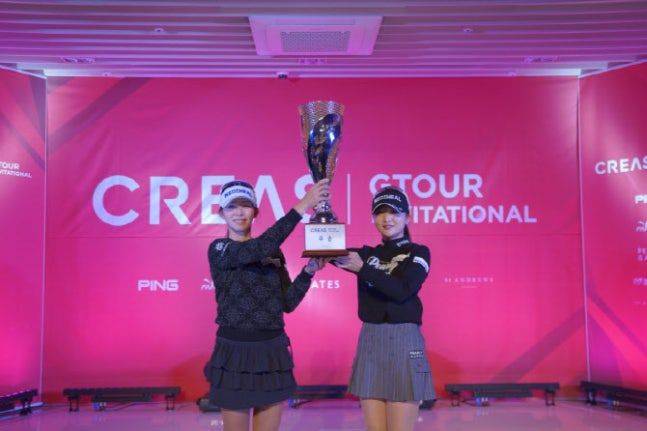 배소현과 이예원. ⓒ 골프존