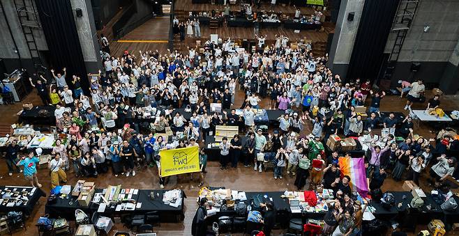 지난 8월30일부터 이틀간 군산시 나운동 옛 군산시민문화회관에서 연 제2회 군산북페어. 1만명 가까운 인원이 몰리며 참가자들에게 호평을 받았다. 군산북페어 제공