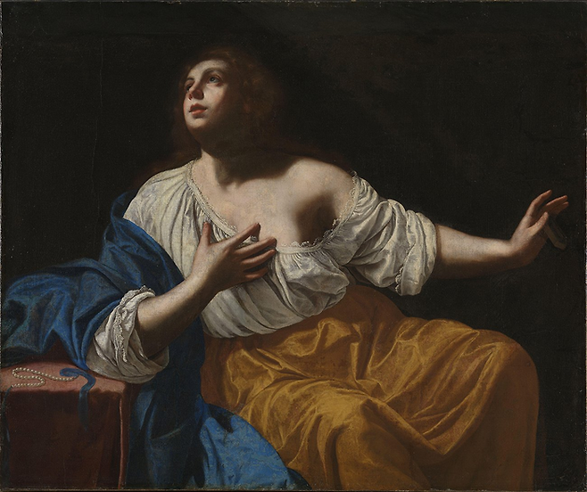 Artemisia Gentileschi [Mary Magdalene Penitent], 1640 ©Nasjonal Museet