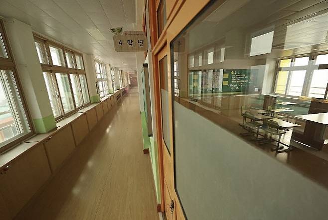 학교 교실 모습. 기사 이해를 돕기 위한 자료사진. 연합뉴스