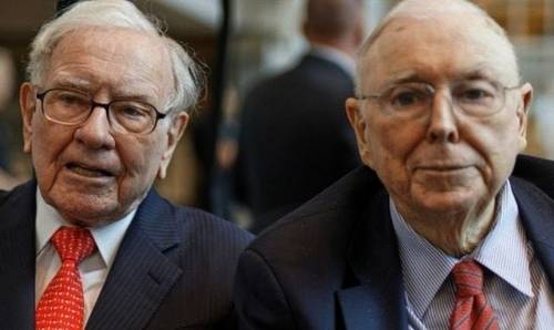 워런 버핏과 찰리 멍거(오른쪽) [SNS 캡처 사진]