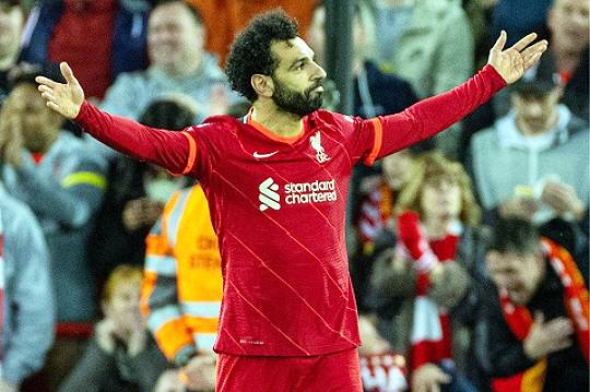 사디오 마네와 리버풀 공격을 책임지고 있는 모하메드 살라(사진=리버풀 SNS)