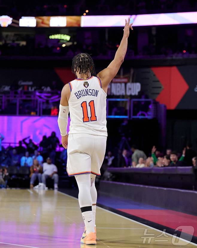 NBA 뉴욕 닉스 제일런 브런슨.ⓒ AFP=뉴스1