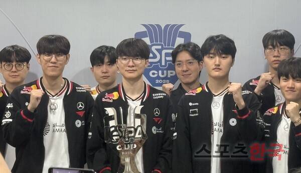 T1 선수단. ⓒ스포츠한국 심규현 기자