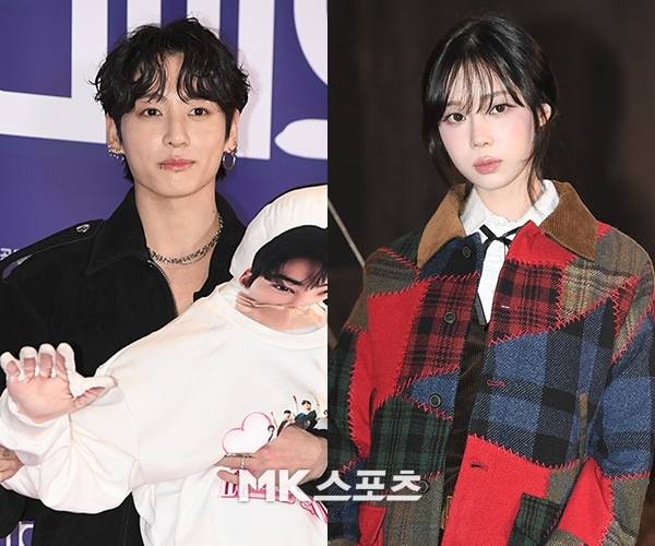 그룹 방탄소년단(BTS)의 정국과 에스파 윈터가 열애설 이후 처음으로 팬들과 소통에 나섰다. / 사진 = 천정환 기자