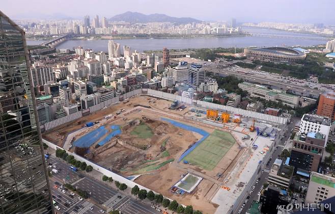 서울 강남구 삼성동 현대차 GBC 부지의 모습(2020년 7월7일) /사진=이기범 기자 leekb@