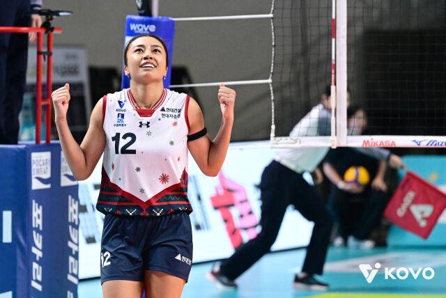 현대건설 아시아쿼터 선수 자스티스./KOVO