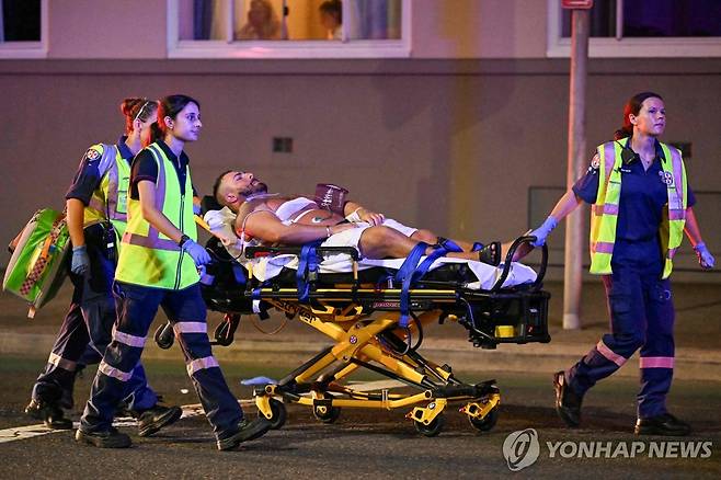 시드니 총기난사 사건 현장 [AFP 연합뉴스. 재판매 및 DB 금지]