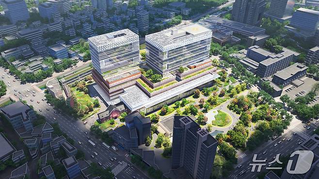 국립중앙의료원 신축이전 및 중앙감염병병원 건립 조감도.(국립중앙의료원 제공)