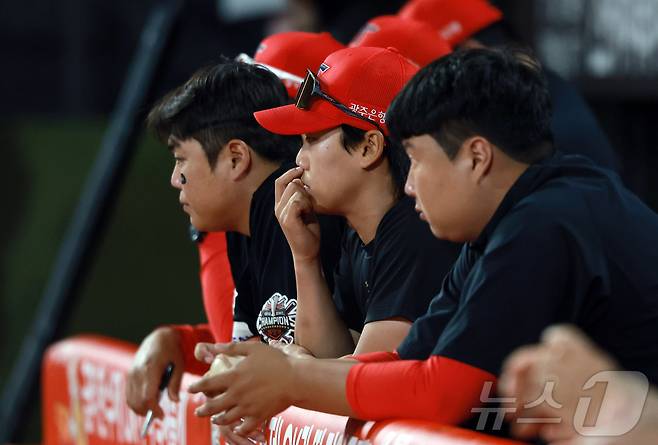 1위에서 8위로 급락한 KIA의 2025 시즌. /뉴스1 DB ⓒ News1 김진환 기자