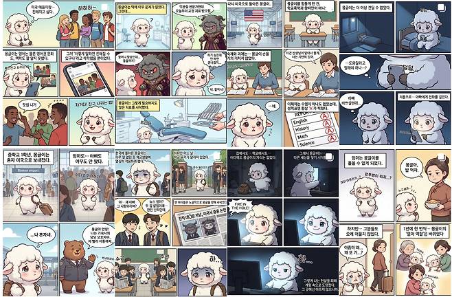 An online webtoon series by Chun Woo-won, the grandson of former President Chun Doo Hwan, posted on his Instagram account, starting on Dec. 4, 2025, shows Chun Woo-won's account of his abusive childhood. [SCREEN CAPTURE]