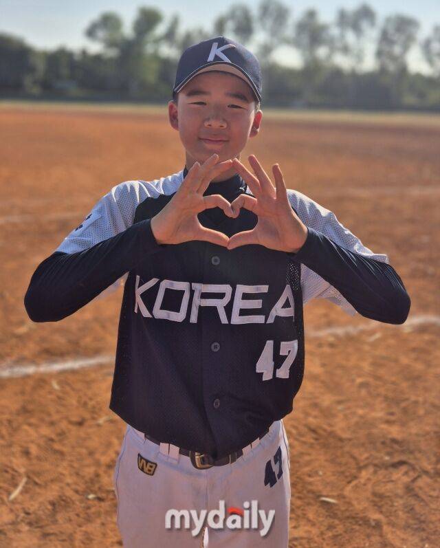 대한유소년야구연맹 20기 유소년K대표팀 고수호(안양시유소년야구단)./가오슝(대만)=노찬혁 기자