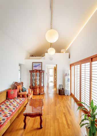 ‘1자 복도식’으로 설계된 내부는 공간마다 미닫이문을 달아 때에 따라 다양한 모습으로 변주할 수 있다.