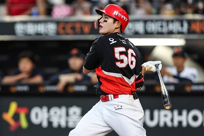 KIA 오선우는 2025시즌 잠재력을 터트리며 한 단계 성장했다. 다음 시즌에는 팀 타선의 부족한 장타를 채워야 한다. 사진제공｜KIA 타이거즈