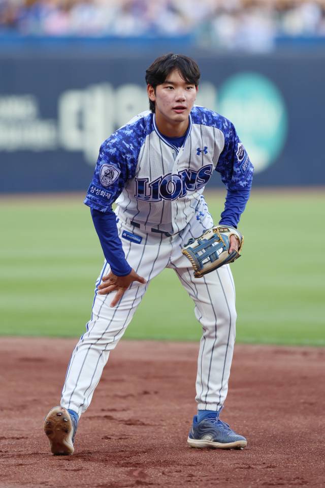 삼성 라이온즈의 심재훈. 삼성 제공