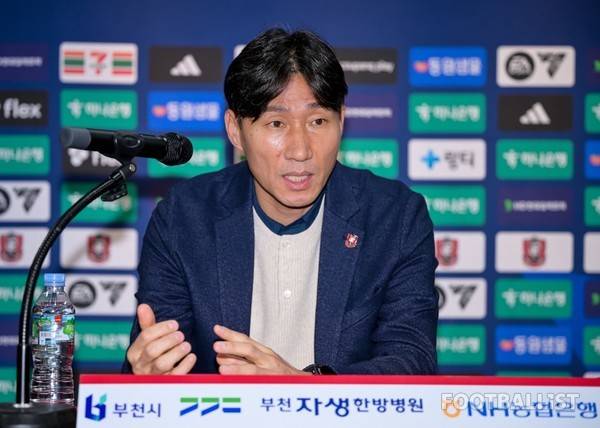 이영민 부천FC1995 감독. 서형권 기자