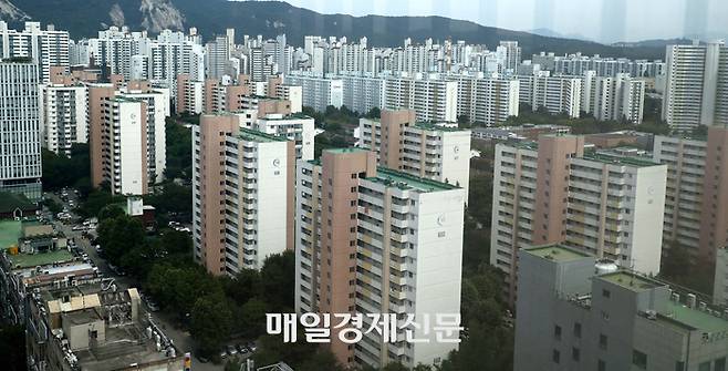 노후 단지가 몰린 서울 노원구 상계동 아파트 단지 전경 [매경DB]