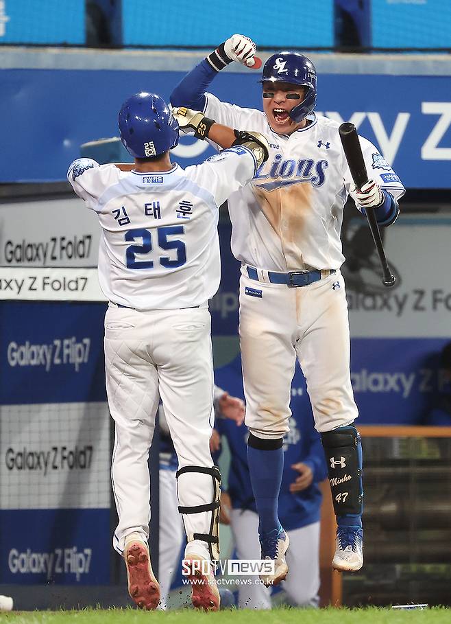 ▲ 김태훈, 강민호 ⓒ곽혜미 기자