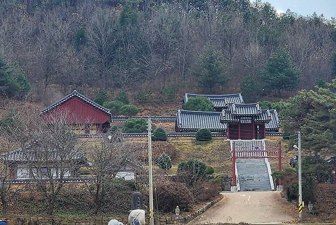 대계서원 전경(보성읍 우산리)