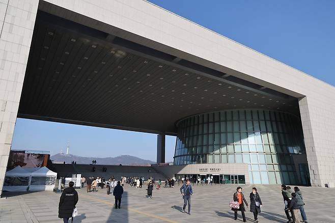 The National Museum of Korea in central Seoul on Dec. 11 [YONHAP]
