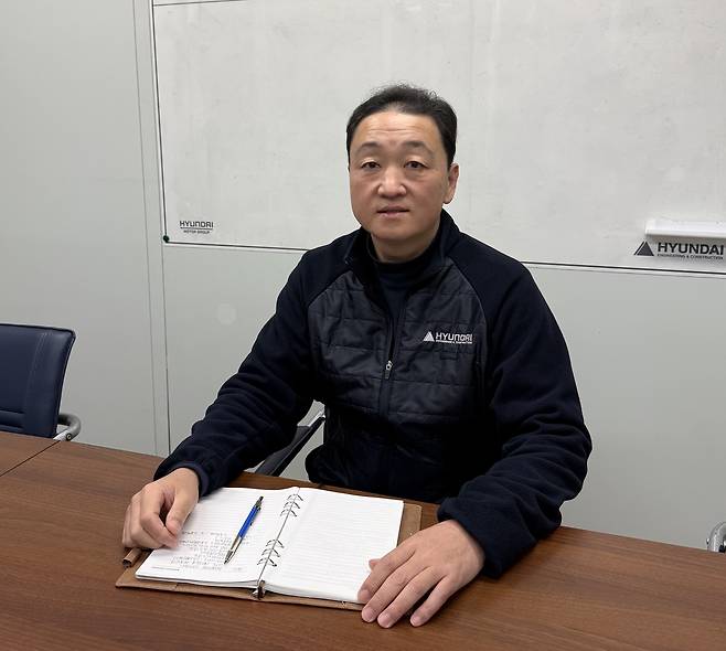 김현일 현대건설 제주 한림 해상풍력 발전사업 현장소장 [자료=현대건설]