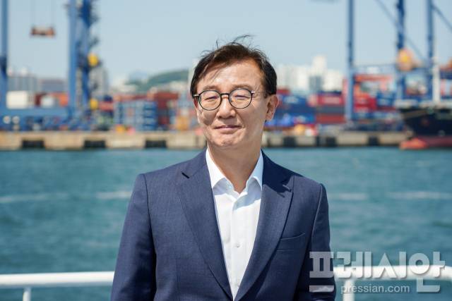 ▲전재수 더불어민주당 의원.ⓒ프레시안(강지원)