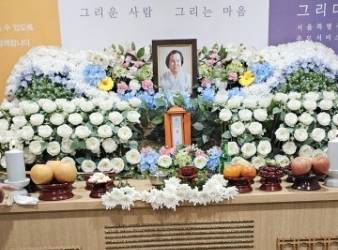 고인의 빈소 모습 [송동호 승진완구 대표 제공]