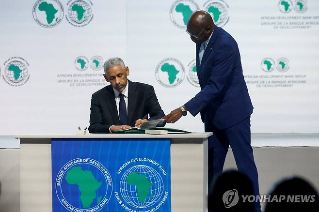 시디 울드 타 AfDB 총재 [로이터 연합뉴스 자료사진. 재배포 및 DB 금지]