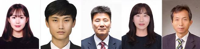 제28회 대전광역시 체육상 수상자 <왼쪽부터 조신영 선수, 박준성 선수, 이봉수 지도자, 양선영 심판, 김상두 대전광역시줄넘기회장> 사진제공은 대전시