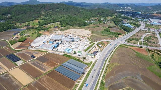 익산시 왕궁면 동촌리 코스트코 익산점 입점 예정지 전경/사진 제공=익산시