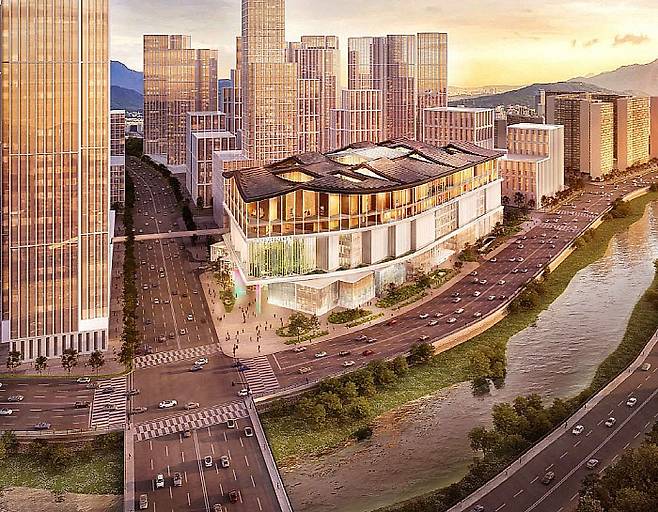 광주 첫 복합쇼핑몰 '더현대 광주' 조감도