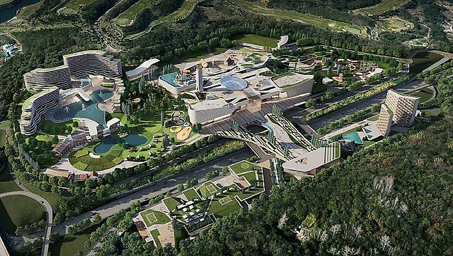 어등산 관광단지에 조성될 '그랜드 스타필드 광주' 조감도