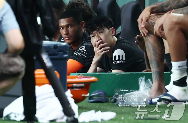 토트넘 소속으로 마지막 경기를 치렀을 당시의 손흥민. 2025.8.3/뉴스1 ⓒ News1 김민지 기자