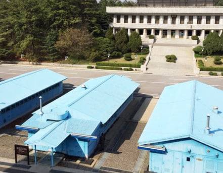 판문점 유엔사령부 건물.