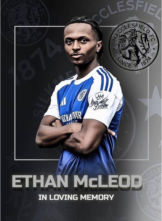 맥클라우드 추모 사진을 올린 맥클스필드