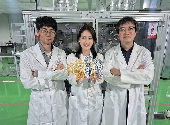 왼쪽부터 SK이노베이션의 김연호 PM, 임선주 PM, 이승우 PM.  SK이노베이션