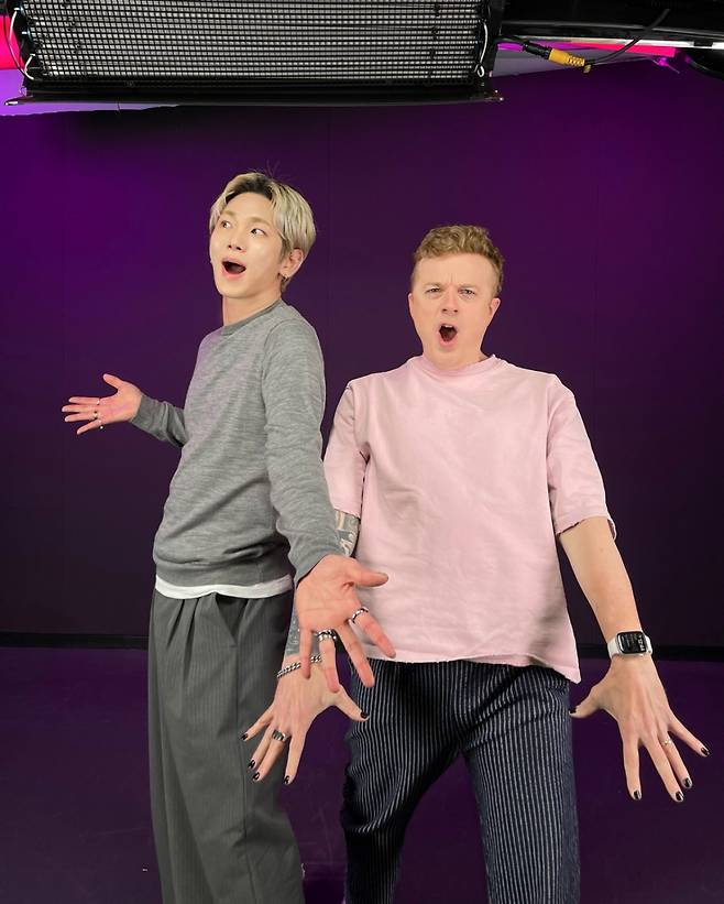 왼쪽부터 키, 조조 라이트 /사진=샤이니 공식 SNS