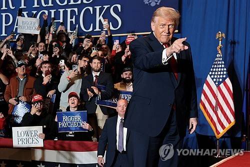 도널드 트럼프 미국 대통령 [로이터=연합뉴스]