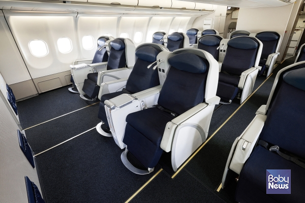 파라타항공, 비즈니스 스마트 클래스 좌석. ⓒ파라타항공